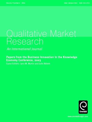 cover image of Qualitative Market Research: An International Journal, Volume 7, Issue 4
